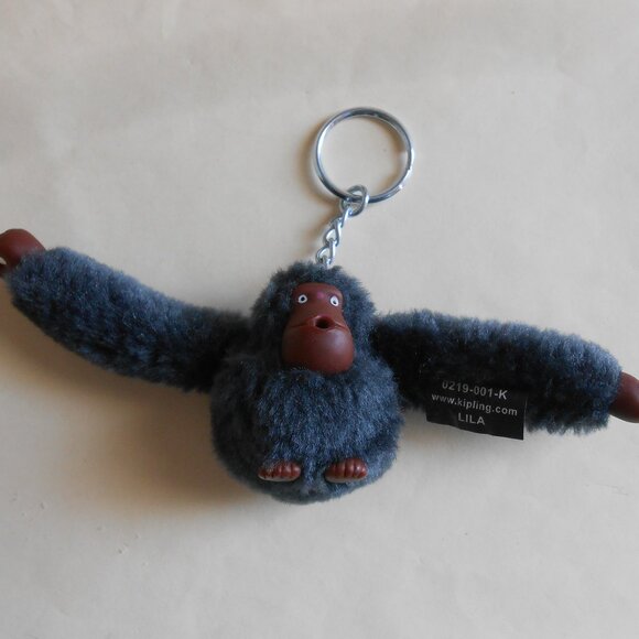 Kipling Monkey Keychain Keyring; Dark grey - Picture 5 of 6